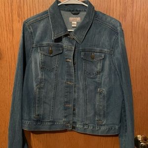 Women’s Loft Size L Jean Jacket, Like-New